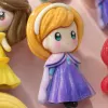 Creative colorful princess-shaped magnetic stickers for children's room decoration, cartoon cute stickers, wall stickers, and glue-free stickers details Picture